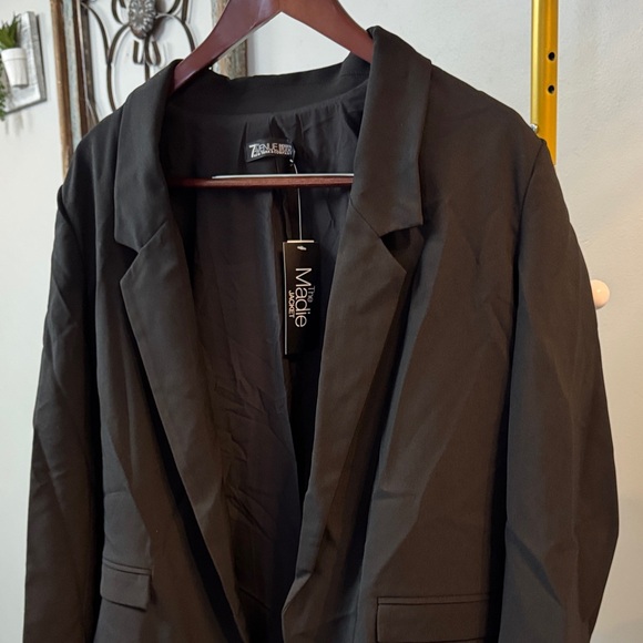 7th Avenue Black Madie Blazer NWT L - Picture 4 of 15